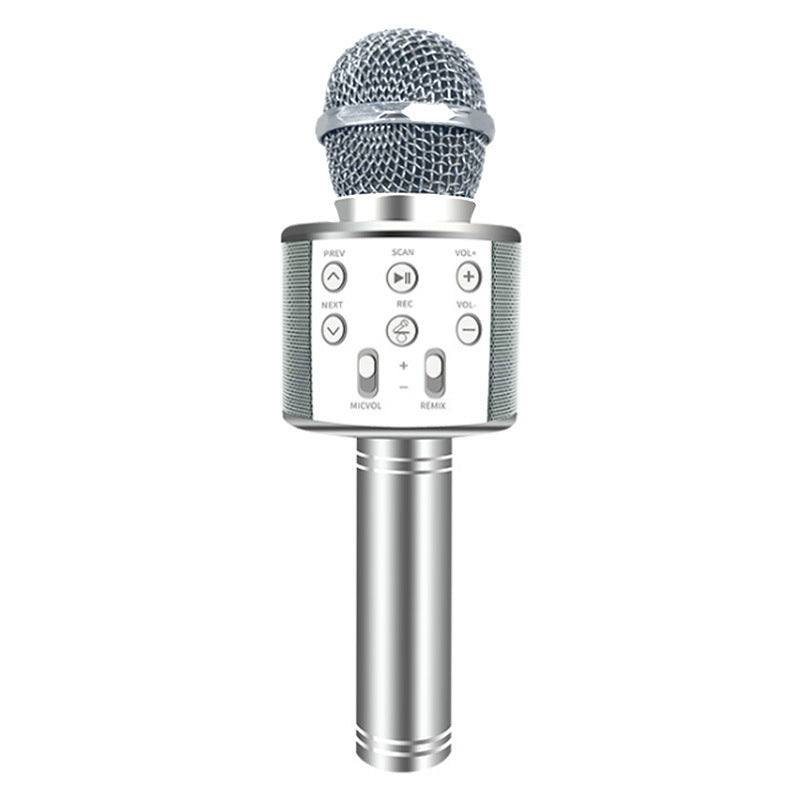 Bluetooth Wireless Microphone Mini Home Ktv For Music Playing Singing Speaker Player