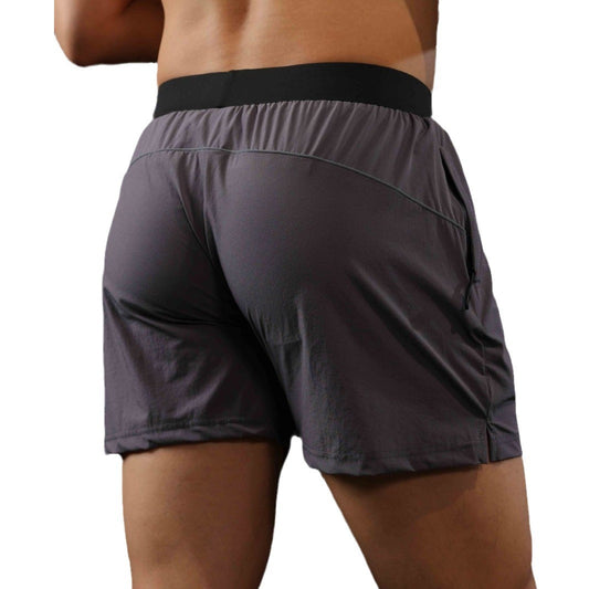 Zipper Pocket Single From No Liner Fitness Quick-drying Shorts