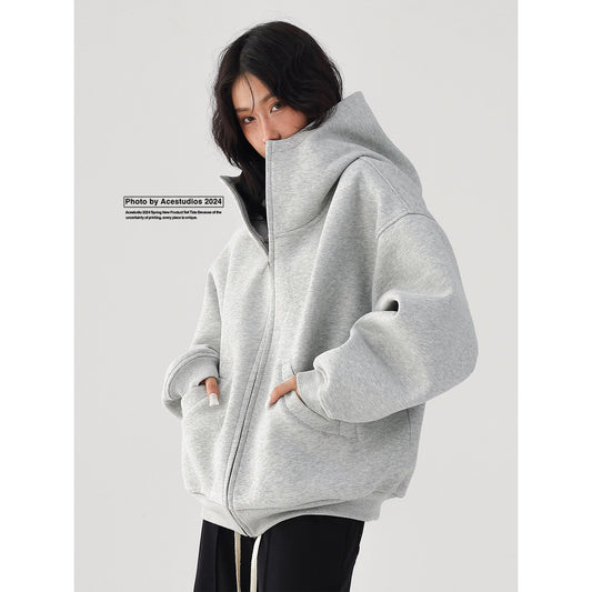 American-style Retro Street high-profile hooded sweater