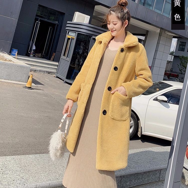 Women's Fur Korean Style Particle Short Coat Overcoat