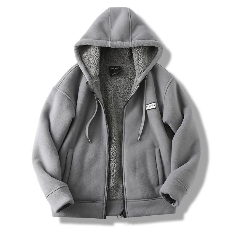 Polar Fleece Winter Men's Fleece-lined Thickened Jacket