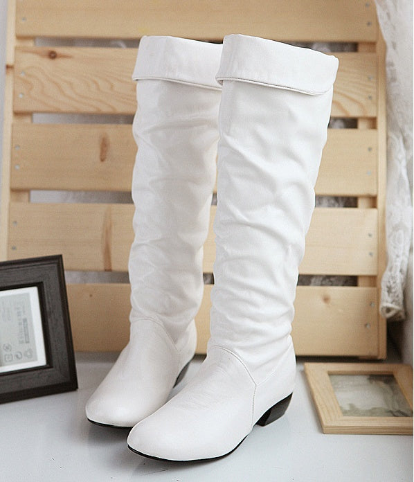 Boots, autumn/winter, short and white, brown, black, high-top boots, women's boots.