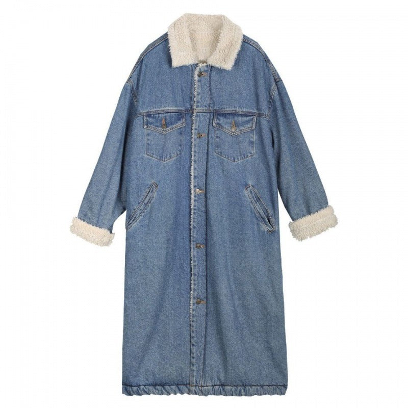 Thickened Straight Versatile Plus Size Cotton Jacket