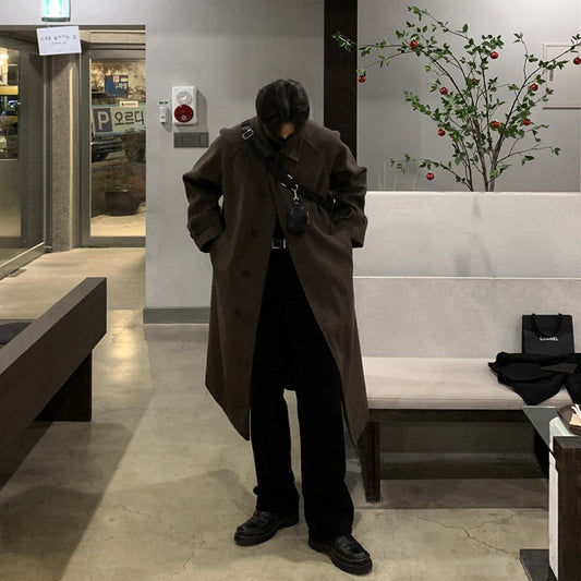 Men's Double-sided Cashmere Coat