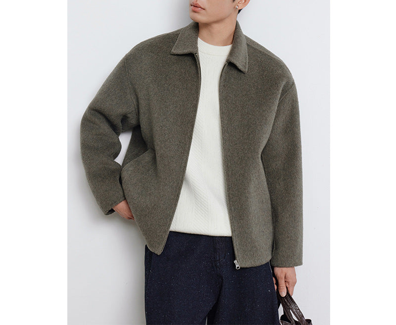 Men's Double Wool Coat 2025 Autumn & Winter