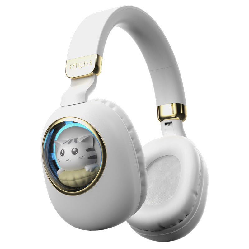 New Shiny Cute Cartoon Pet Wireless Headphones