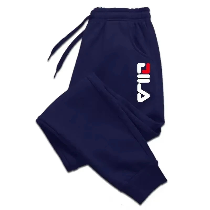 Autumn Winter Men's Joggers Drawstring Casual Pants Fleece Sweatshirts Workout Gym Running Fitness Sports Trousers WK007