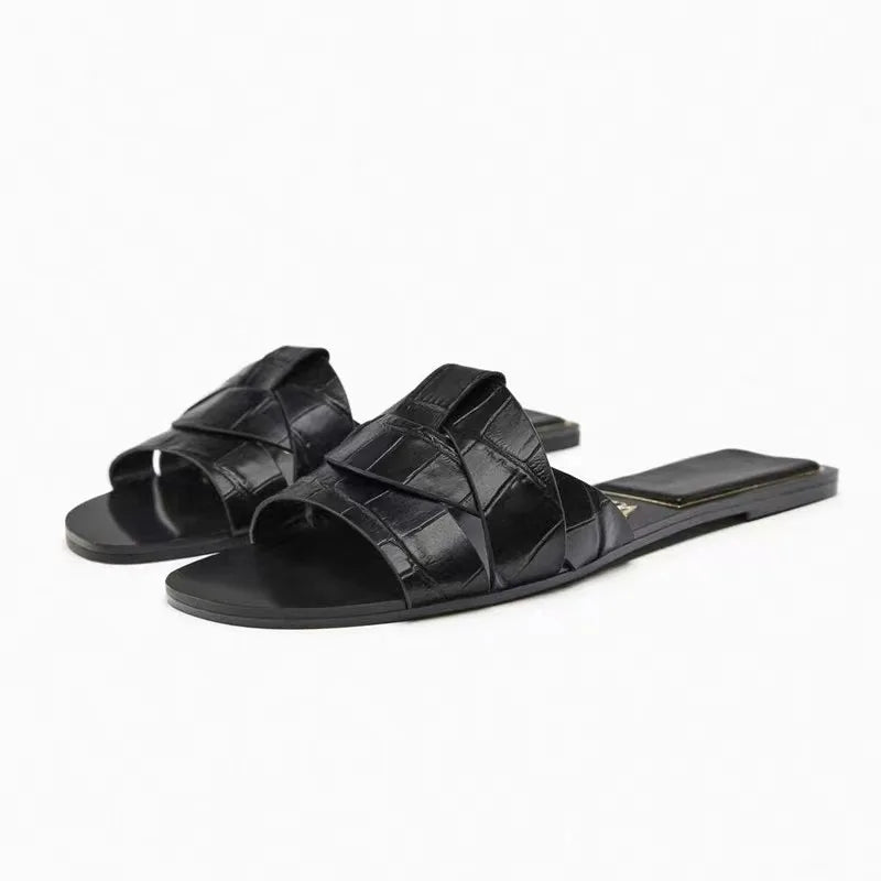 Designer Woman Flat Slippers Luxury Designer Sandals Casual Bottom Slippers Summer Women Sandals New Shoes for Women