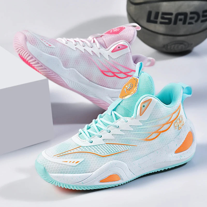 Unisex Basketball Shoes High-quality Mesh Breathable Field Training Sports Shoes Youth Outdoor Basketball Boots for Men