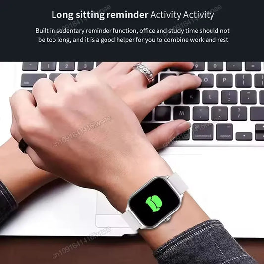2026 New Smart Watch For Android IOS 2.01Inch Color Screen Bluetooth Call Blood Oxygen/Pressure Monitoring Smart Watch Women Men