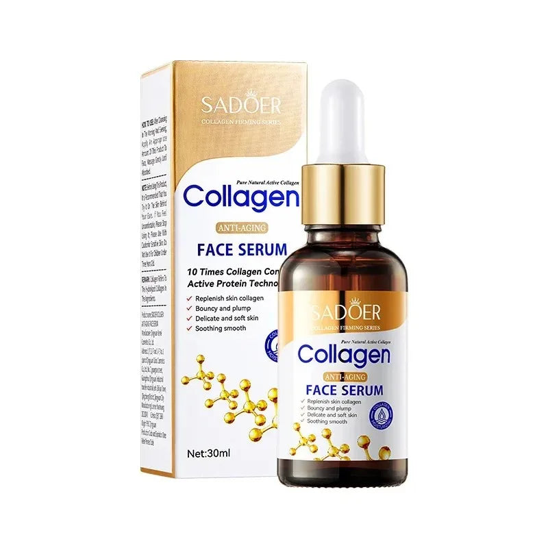 SADOER Collagen Skin Care Serie Collagen Facial Mask Moisturizing Anti-aging Repair Brightening Skin Facial Mask Facial Skincare