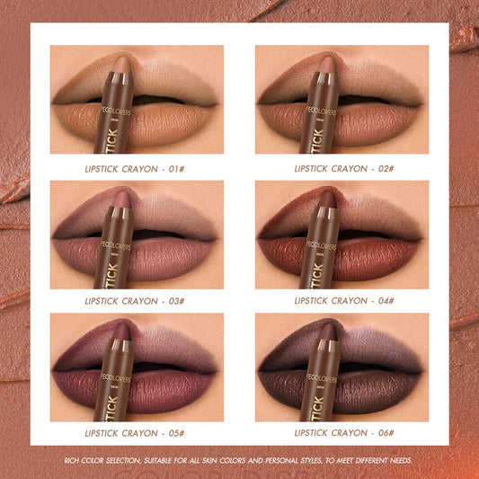 Fine Tip Lip Liner Pen Soft Mist Matte Lip Crayon Sexy Brown Red Lipstick Pencil Lip Contouring Lipliner Outline Tint Cosmetic