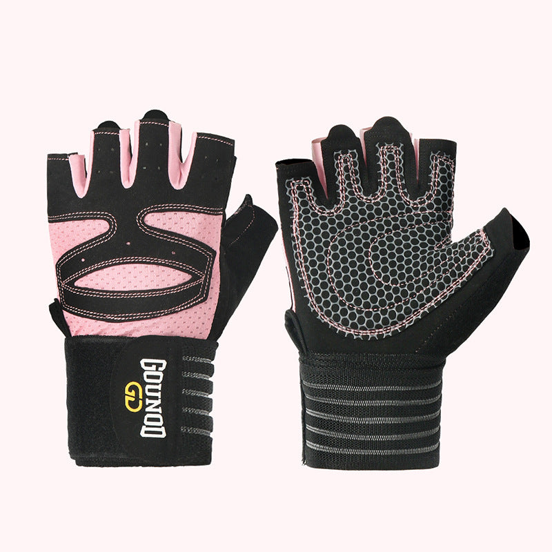 Lengthened Exercise Breathable And Wearable Fitness Gloves