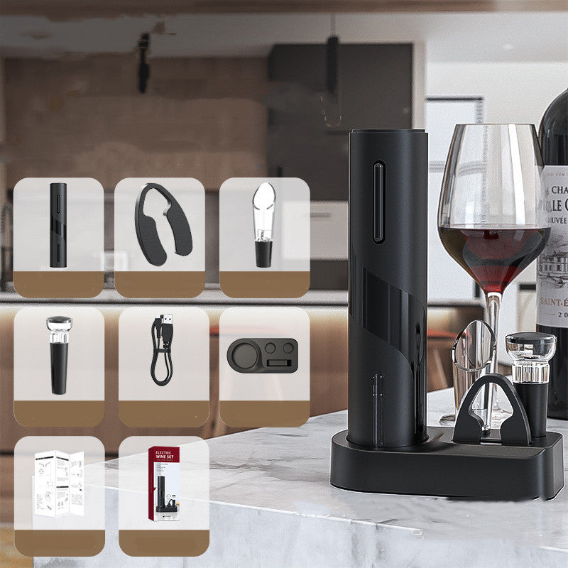 Qier Electronic Bottle Opener, Plastic, USB Rechargeable, Wine Bottle Opener