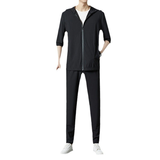 Korean Version Sun-protective Clothing Suit Fashion Loose Casual Hooded Thin