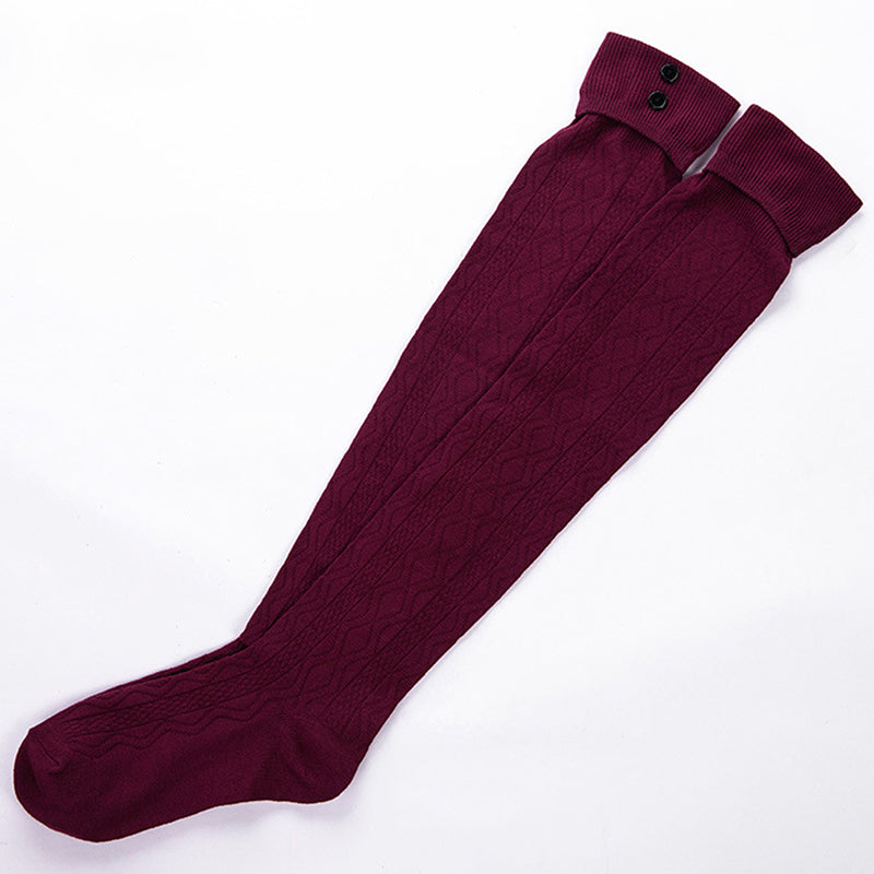 Women's fashionable wool socks for autumn and winter.