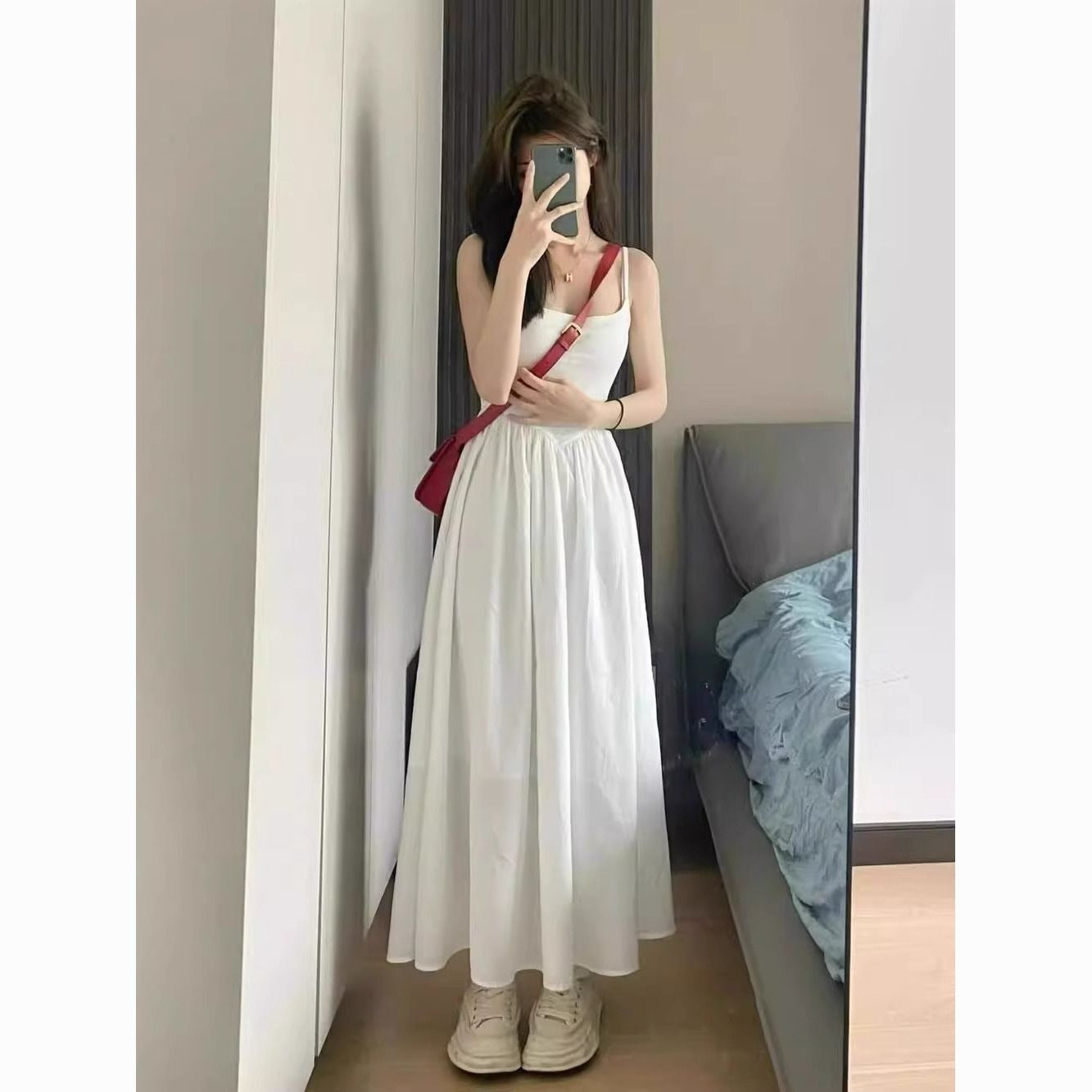 A-Line Slip Dress Hepburn Style Little Black Dress