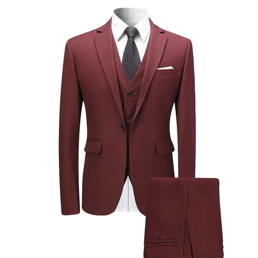 Men's three-piece suit, Fashion Slim Suit
