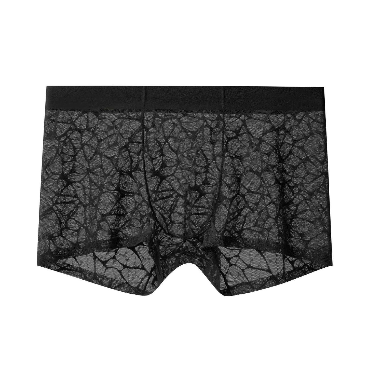 Fiberglass Antibacterial Camellia Couple Nude Feel Shorts