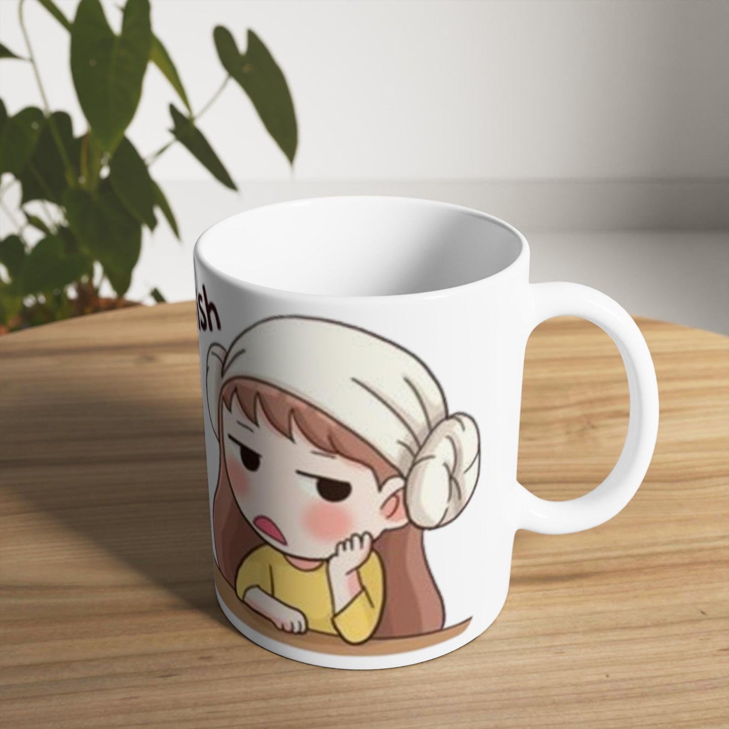 Aish Baby K-Drama C-Drama Mug Cute Design for Drama Fans, Fun Expression Mug for K-Drama & C-Drama Lovers, Perfect Gift for Coffee Lovers