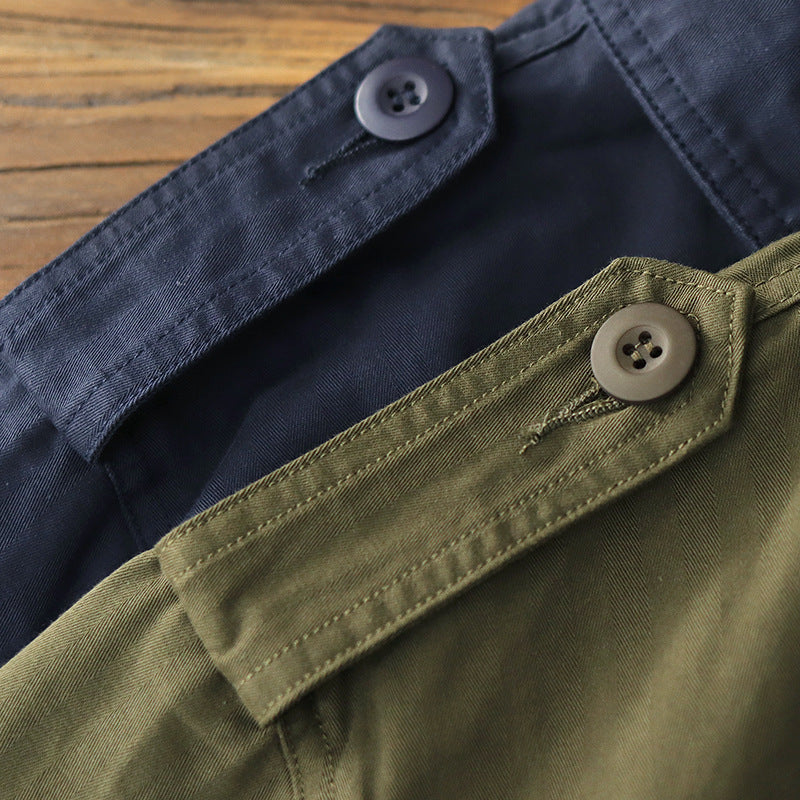 New Autumn Lazy Men's Lapel Long Sleeve Jacket