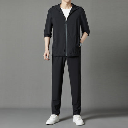 Korean Version Sun-protective Clothing Suit Fashion Loose Casual Hooded Thin
