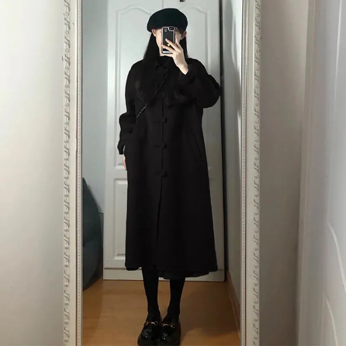 Petite Hepburn mid-length wool coat