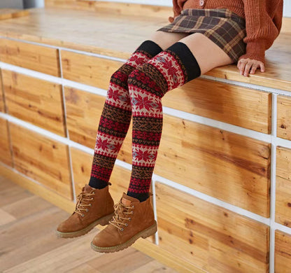 Autumn And Winter Angora Wool Knee Socks Women