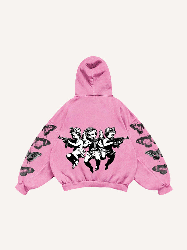Fashion Casual Printed Polyester Sweater
