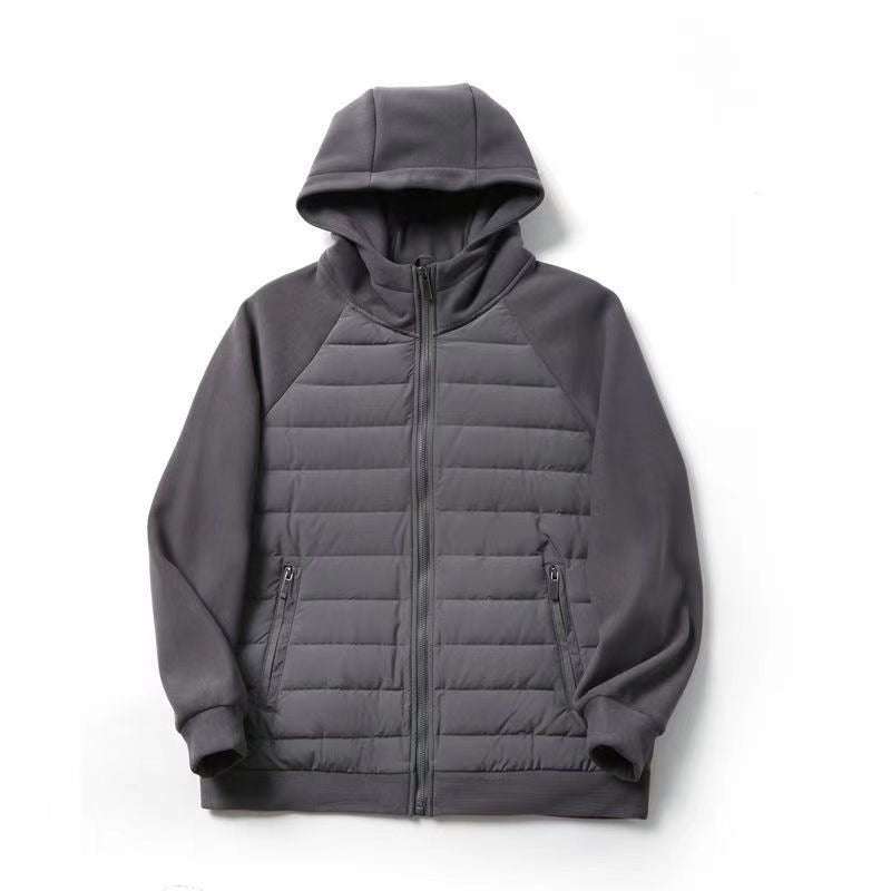 Casual Simple Cotton With Solid Color Coat