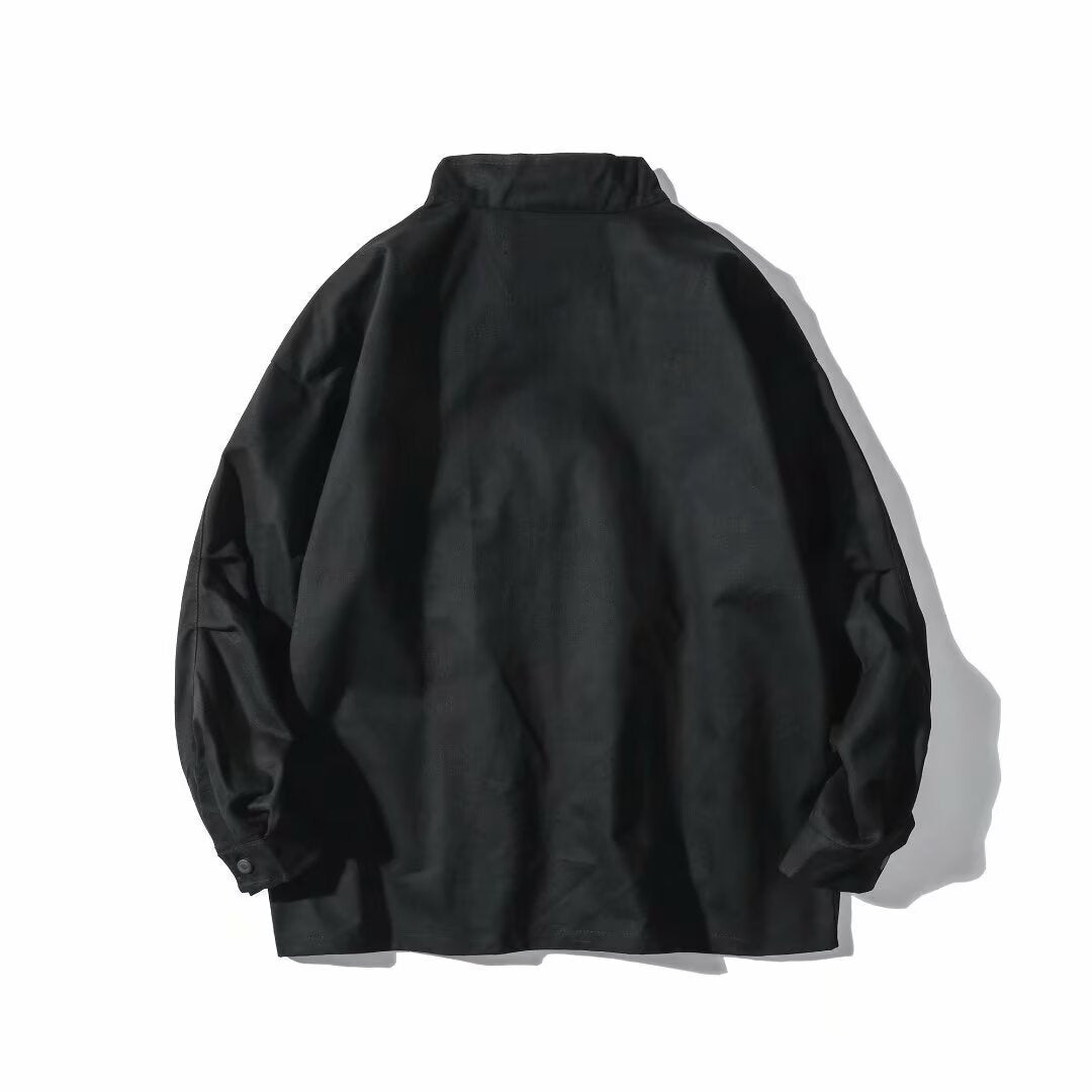 Multi-pocket Workwear Handsome Hong Kong Style Casual Jacket