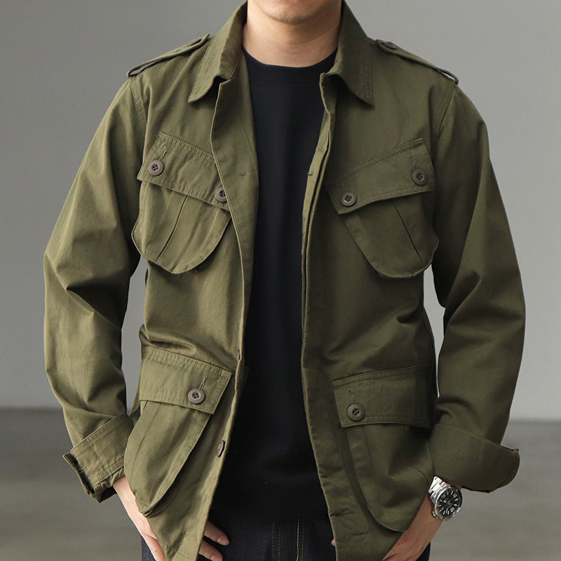 New Autumn Lazy Men's Lapel Long Sleeve Jacket