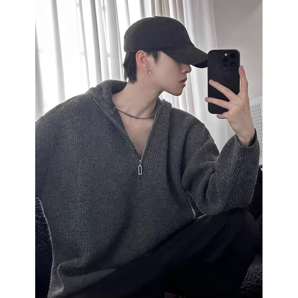 High-grade Knitted Baggy Coat Sweater