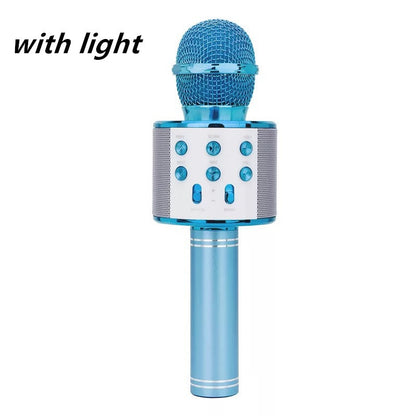 Bluetooth Wireless Microphone Mini Home Ktv For Music Playing Singing Speaker Player