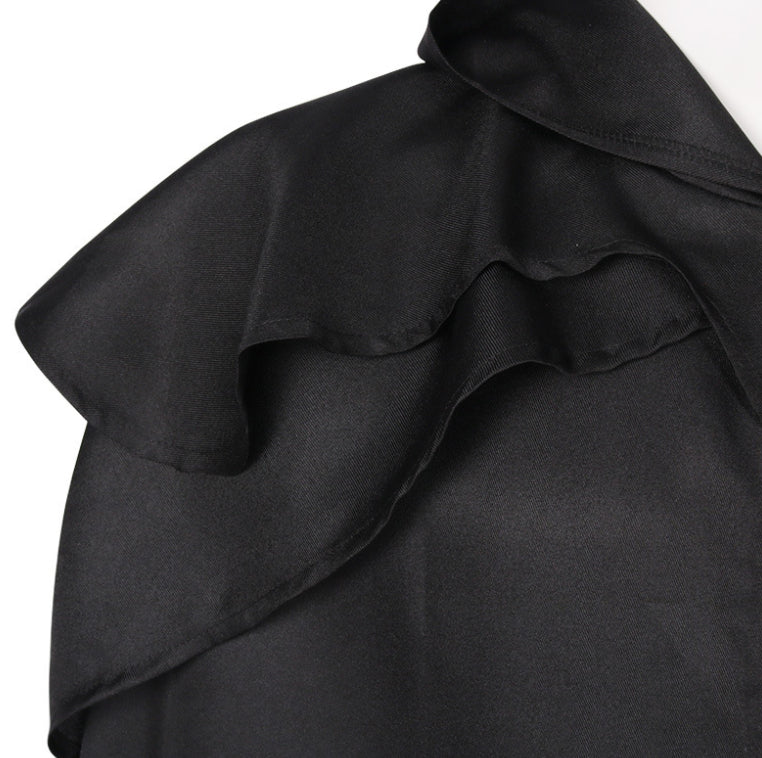 Gothic Men's Long Type Hooded Big Cloak