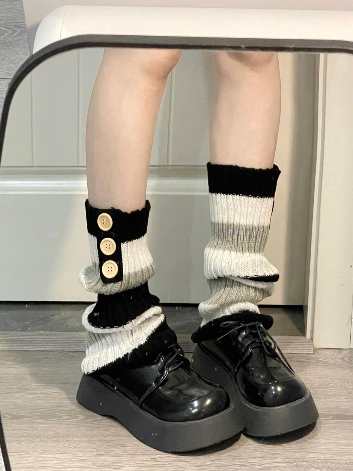 Women's Mid-calf Japanese Thickened Knitting Foot Sock