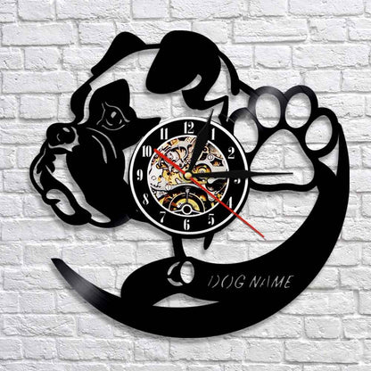 Lovely pet dog living room decoration clock