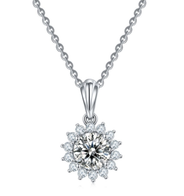 925 Sterling Silver Necklace Earring Bracelet Three-Piece Set