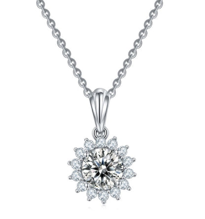 925 Sterling Silver Necklace Earring Bracelet Three-Piece Set