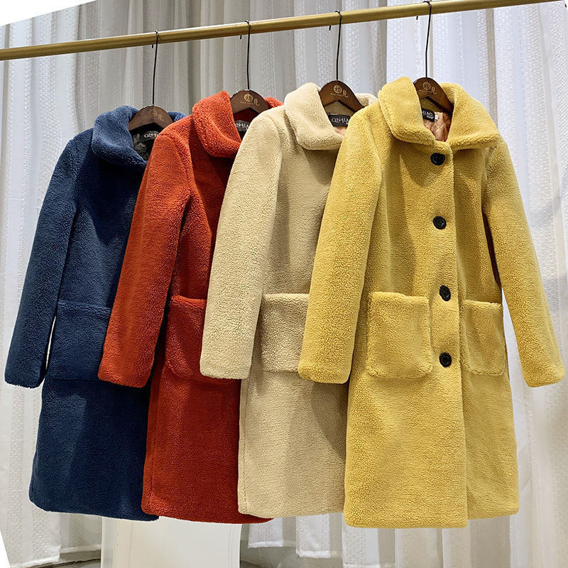 Women's Fur Korean Style Particle Short Coat Overcoat