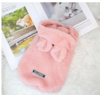 Plush cat clothes