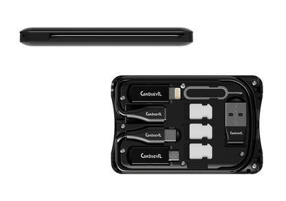 Multifunctional travel survival card, all-in-one data cable.