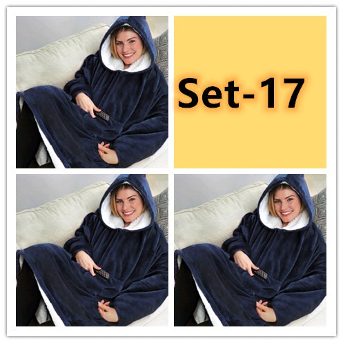 Lazy Pullover TV Blanket Outdoor Cold Clothing