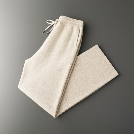 Men's New Cashmere Pants Square Meters Thickening Wide Leg Pants