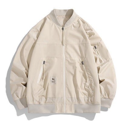 Baseball Collar Charging Coat Men's Spring