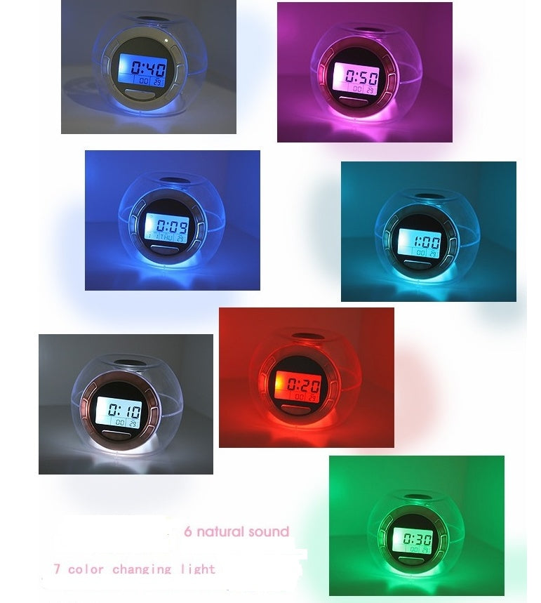 Colorful natural alarm clock 