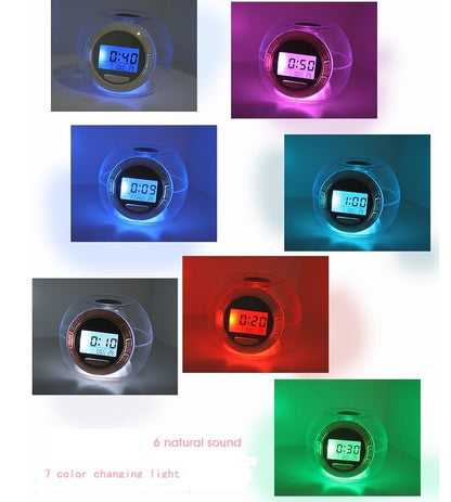 Colorful natural alarm clock 