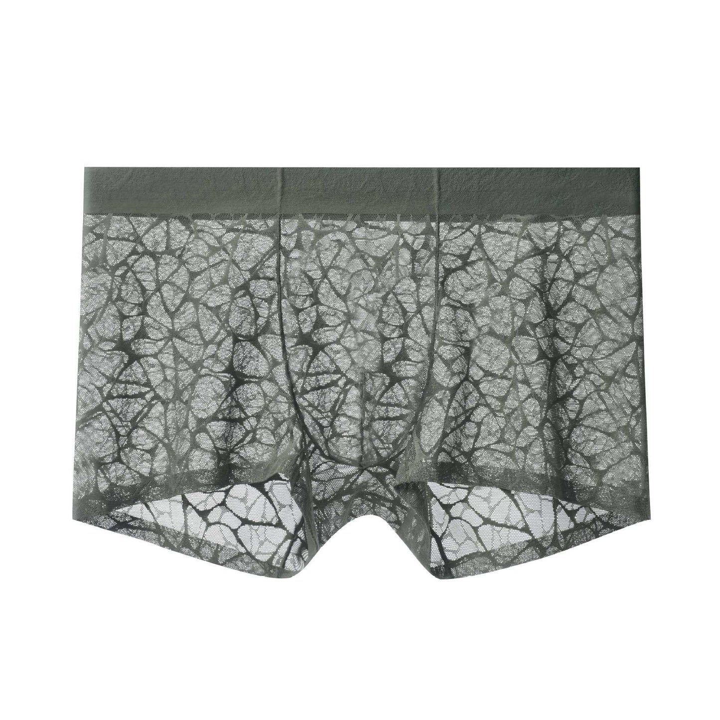 Fiberglass Antibacterial Camellia Couple Nude Feel Shorts