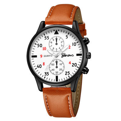 Aliexpress Geneva New Men's Watch Men's Watch Foreign Trade Hot Selling Cheap Watch Manufacturer Ready Stock
