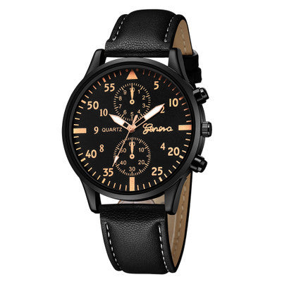 Aliexpress Geneva New Men's Watch Men's Watch Foreign Trade Hot Selling Cheap Watch Manufacturer Ready Stock